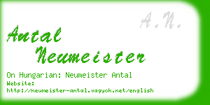 antal neumeister business card